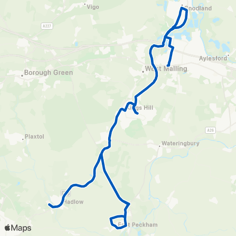 Hadlow Rural Community School Hadlow Rural Community Sch - Lunsford Ln Turning map