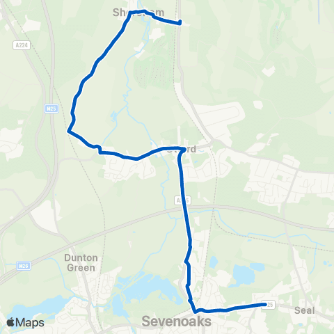 Go-Coach Hire Trinity School - Church Street map