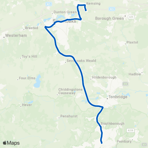 Go-Coach Hire Greenlands Road - Woodbury Park Road map