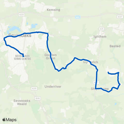 Go-Coach Hire Bus Station - Church map