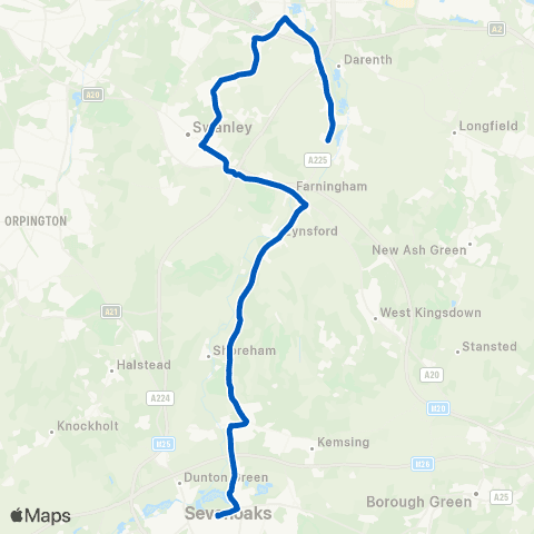 Go-Coach Hire Knole Academy - Creswick Nurseries map