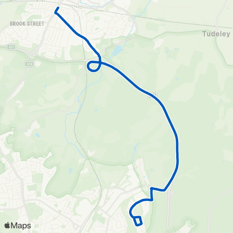 Hams Travel Quarry Hill Parade - Golding Road map