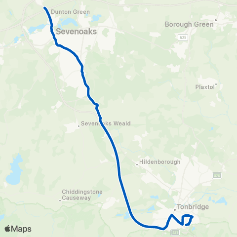 Hams Travel Dowgate Close - Rose and Crown map