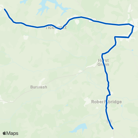 Hams Travel Roundabout - The Greyhound map