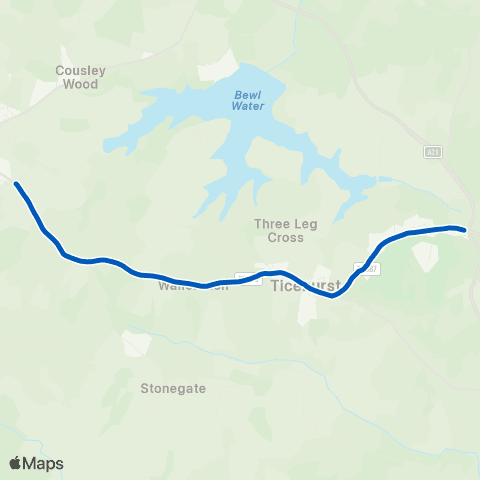 Hams Travel Aspect Wood - The Greyhound map