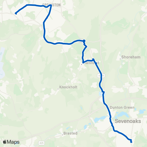 Go-Coach Hire Locksbottom / Pallant Way - Bus Station map