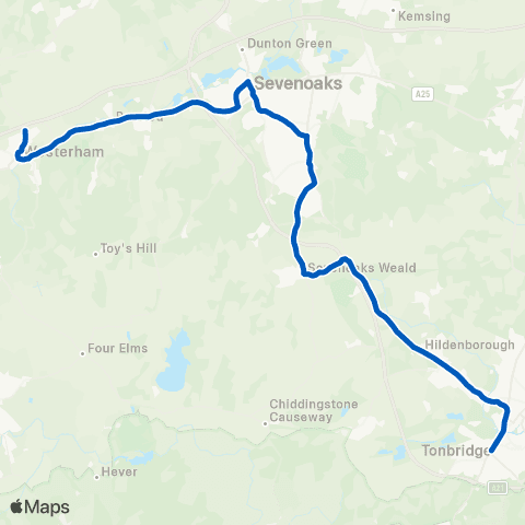 Go-Coach Hire Quarry Hill Parade - Hartley Road map