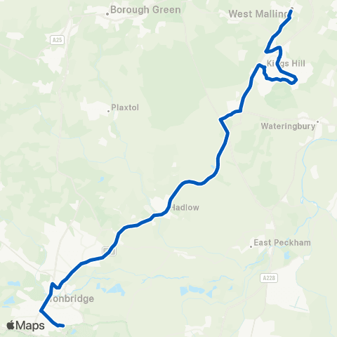 Hams Travel Weald of Kent School - High Street map