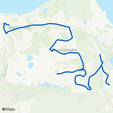 Go-Coach Hire Ebbsfleet International Railway Sta - Railway Sta map