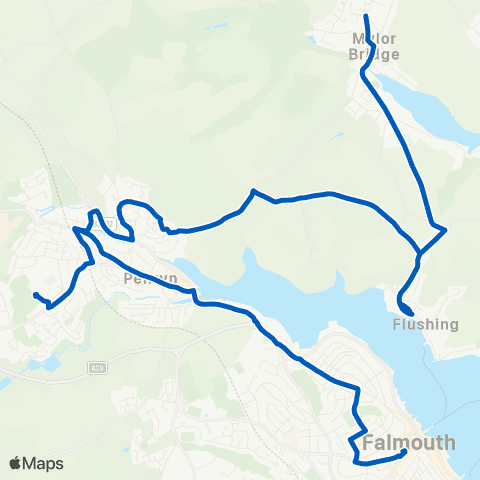 OTS The Moor B - Springfield Park map