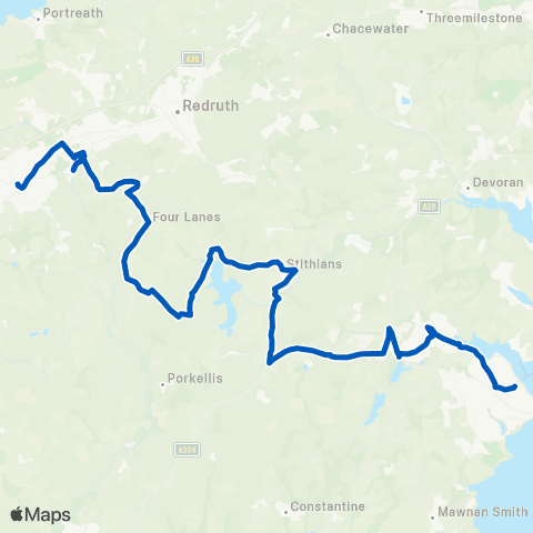 OTS Bus Station - The Moor B map