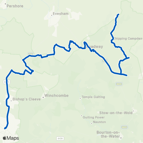 Pulhams Coaches Meon Road - Royal Well Bus Station map