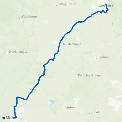 Nick Maddy Coaches Cantilupe Road - Memorial map