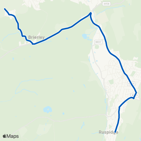 Newport Bus Dean View - Bus Station map