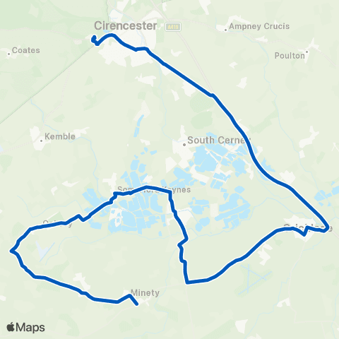 Pulhams Coaches The Crossroads - Coll Grounds (Scholars / Staff ONLY) map