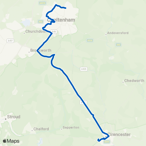 Pulhams Coaches Racecourse P&R - Coll Grounds (Scholars / Staff ONLY) map