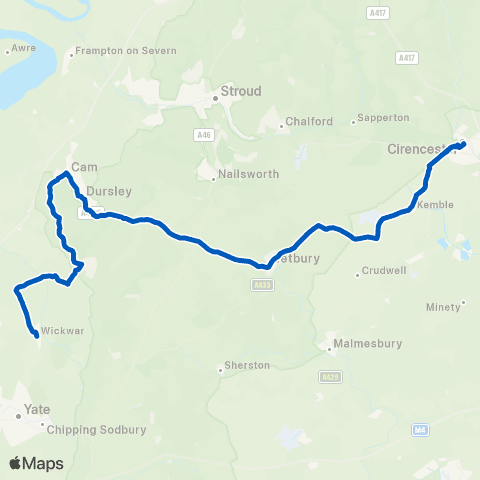 Pulhams Coaches High Street - The Forum map