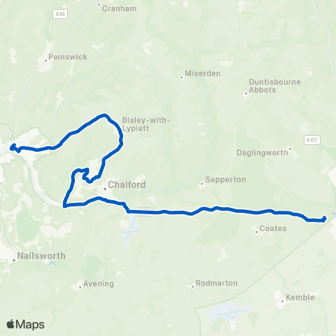 Pulhams Coaches Merrywalks - Coll Grounds (Scholars / Staff ONLY) map