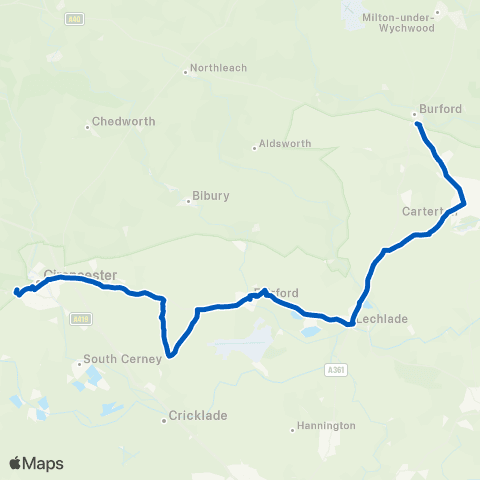 Pulhams Coaches Oxford Rd Layby - Coll Grounds (Scholars / Staff ONLY) map