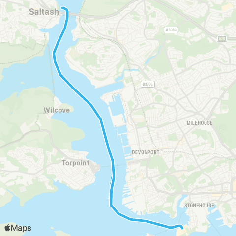 Plymouth Boat Trips Royal William Yard Ferry Landing - Saltash Ferry Landing map