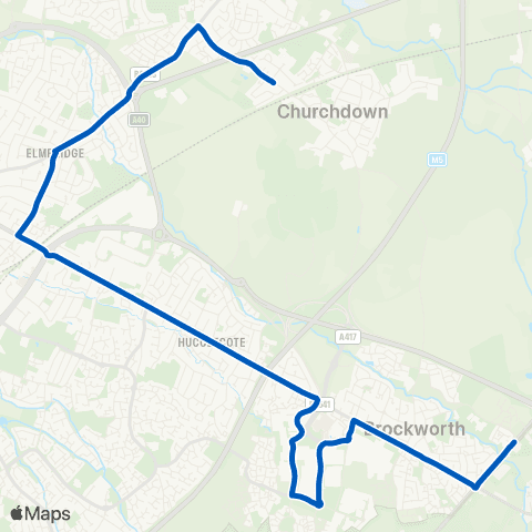 Pulhams Coaches Winston Road - Mill Lane map