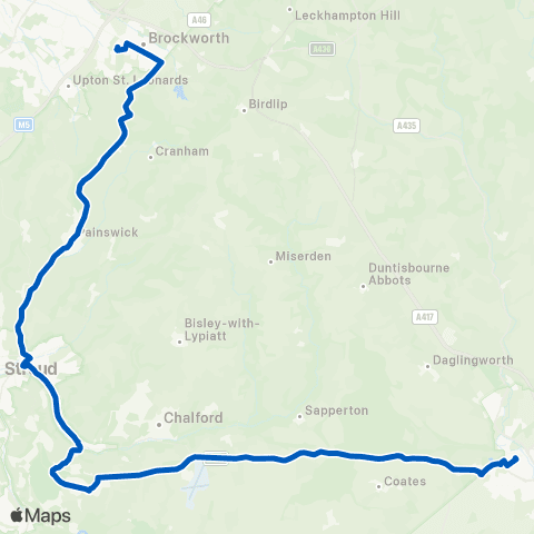 Pulhams Coaches Merrywalks - The Forum map