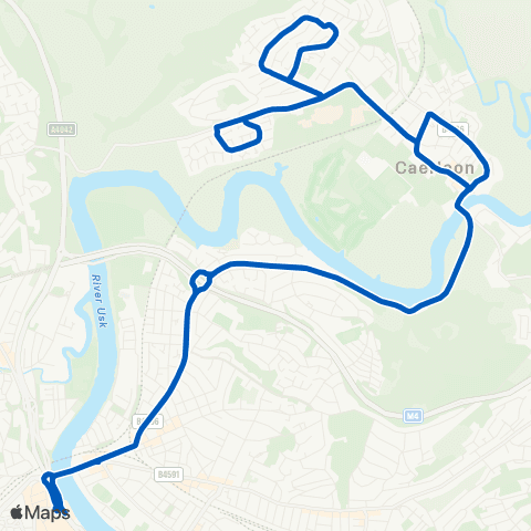 Newport Bus Friars Walk 9 - Friars Walk 9 map
