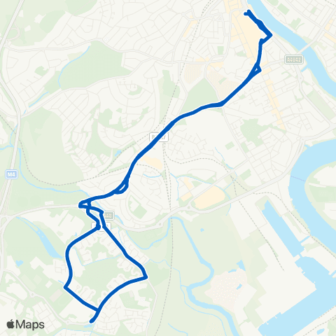 Newport Bus Friars Walk 12 - Friars Walk 12 map