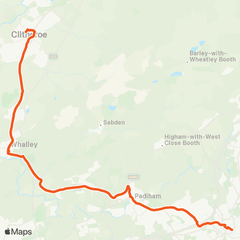 The Burnley Bus Company Bus Station - Interchange map