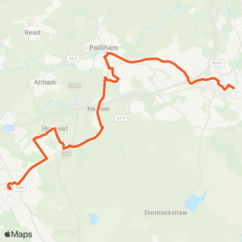 The Burnley Bus Company Bus Station - Bus Station map