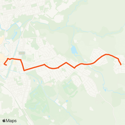The Burnley Bus Company Church Square - Bus Station map
