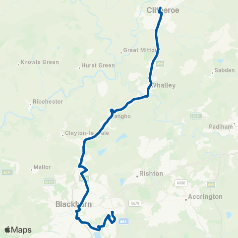 The Blackburn Bus Company Interchange - Rothesay Road map