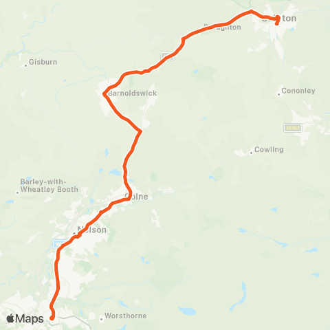 The Burnley Bus Company Bus Station Stand 3 - Bus Station map