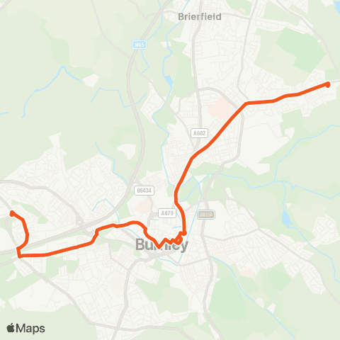 The Burnley Bus Company Lane Ends Hotel - Turning Circle map