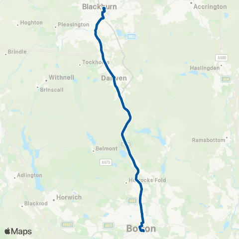 The Blackburn Bus Company Bolton Interchange - Arrival Stand map