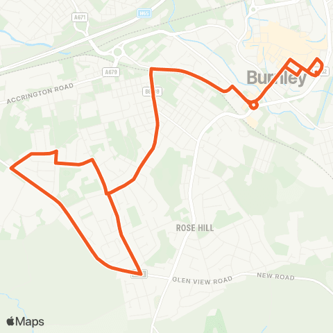 The Burnley Bus Company Bus Station - Bus Station map
