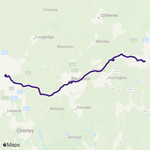 The Blackburn Bus Company Bus Station - Bus Station map