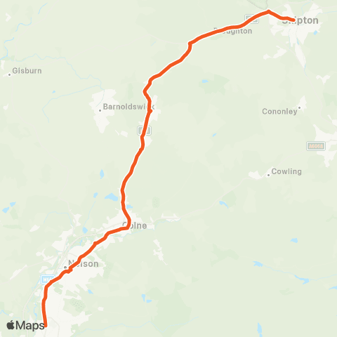 The Burnley Bus Company Girls High School - Queensgate Depot map