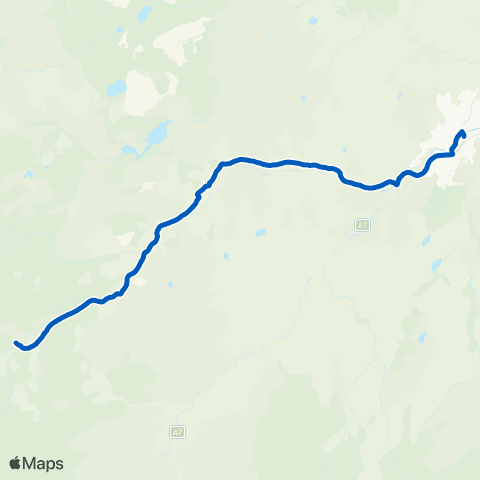 Peter Hogg of Jedburgh Craik Village - Mart Street Bus Stance map