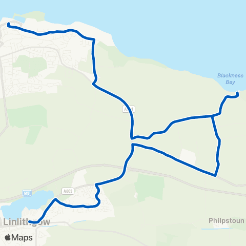 Prentice Westwood Bus Station - Cross map