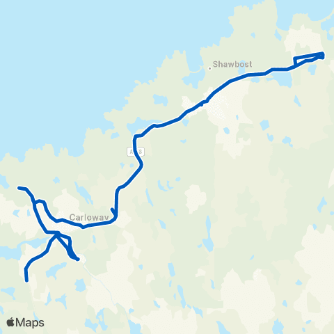 Murdo MacIver North Rd End - Cnoc Feoal map