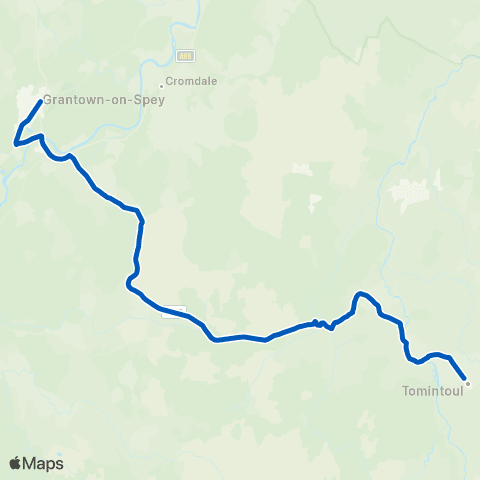 Moray Council The Square - The Square map