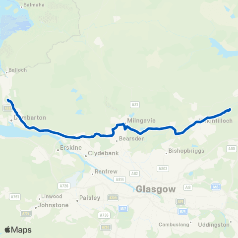 McColls Travel Burnbrae - Strathleven House map