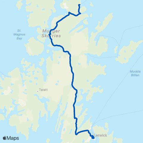 R Robertson & Son Viking Bus Station - Ferry Terminal map