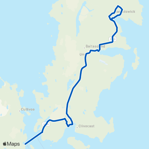 R G Jamieson & Son Ferry Terminal - Brakefield Crescent map
