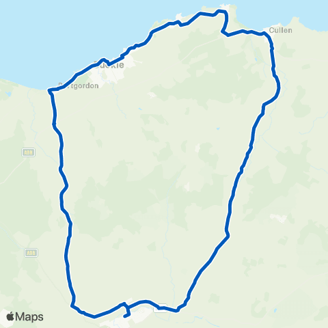 Moray Council The Square - The Square map