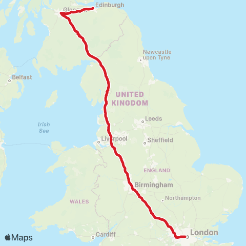 National Express Bus Sta - London Victoria Coach Sta Arrivals map