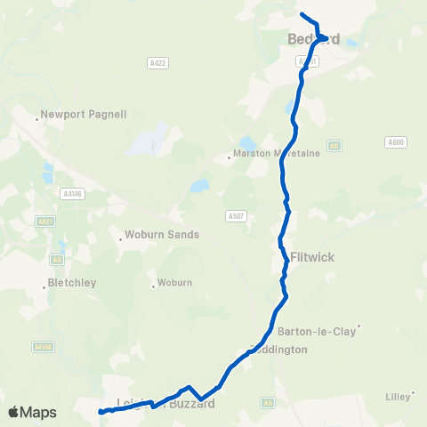 Marshalls Coaches Tesco - The Broadway map