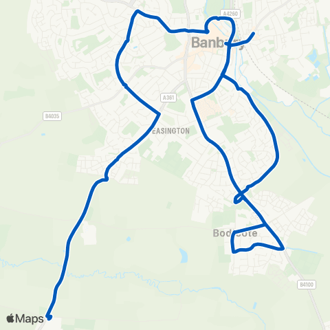 M & R Travel The Warriner School - McKeevor Place map