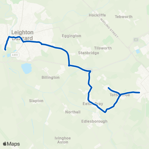 Marshalls Coaches The Cedars Upper School - Castle Close map